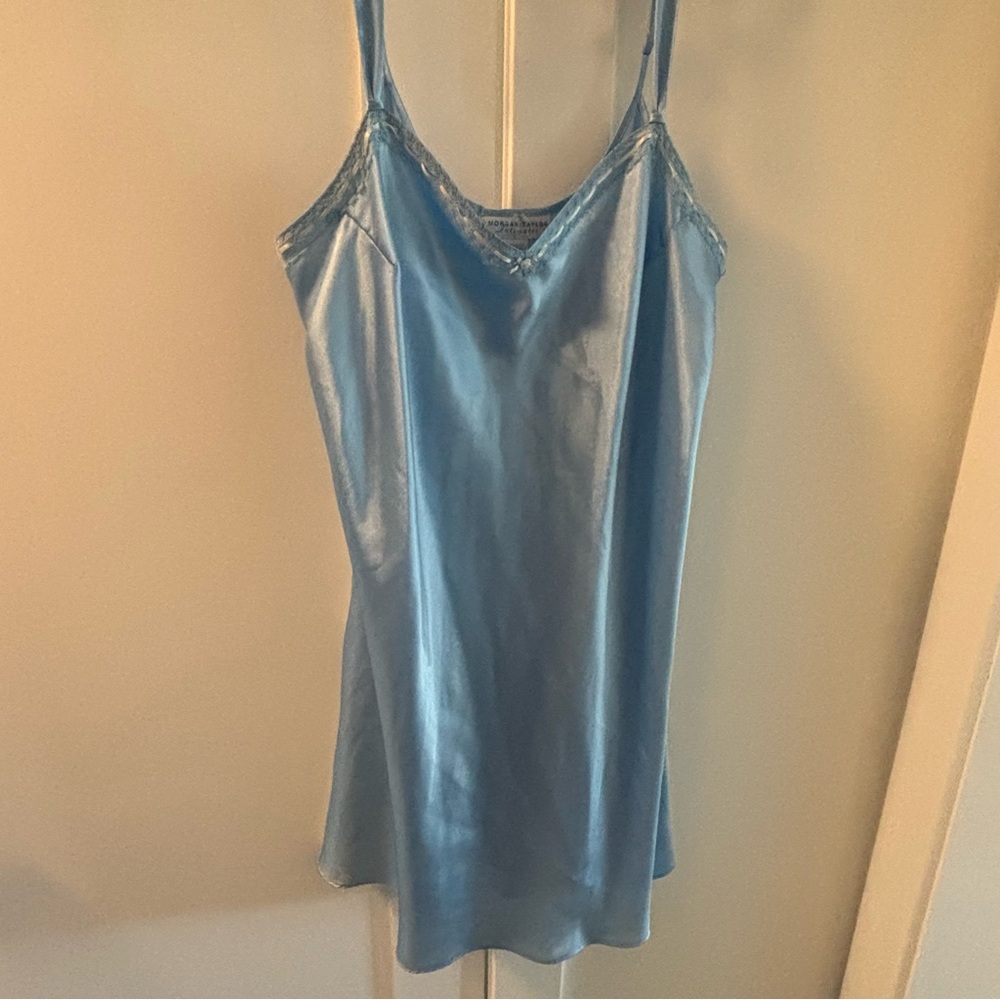 Satin Blue Slip🩵💙